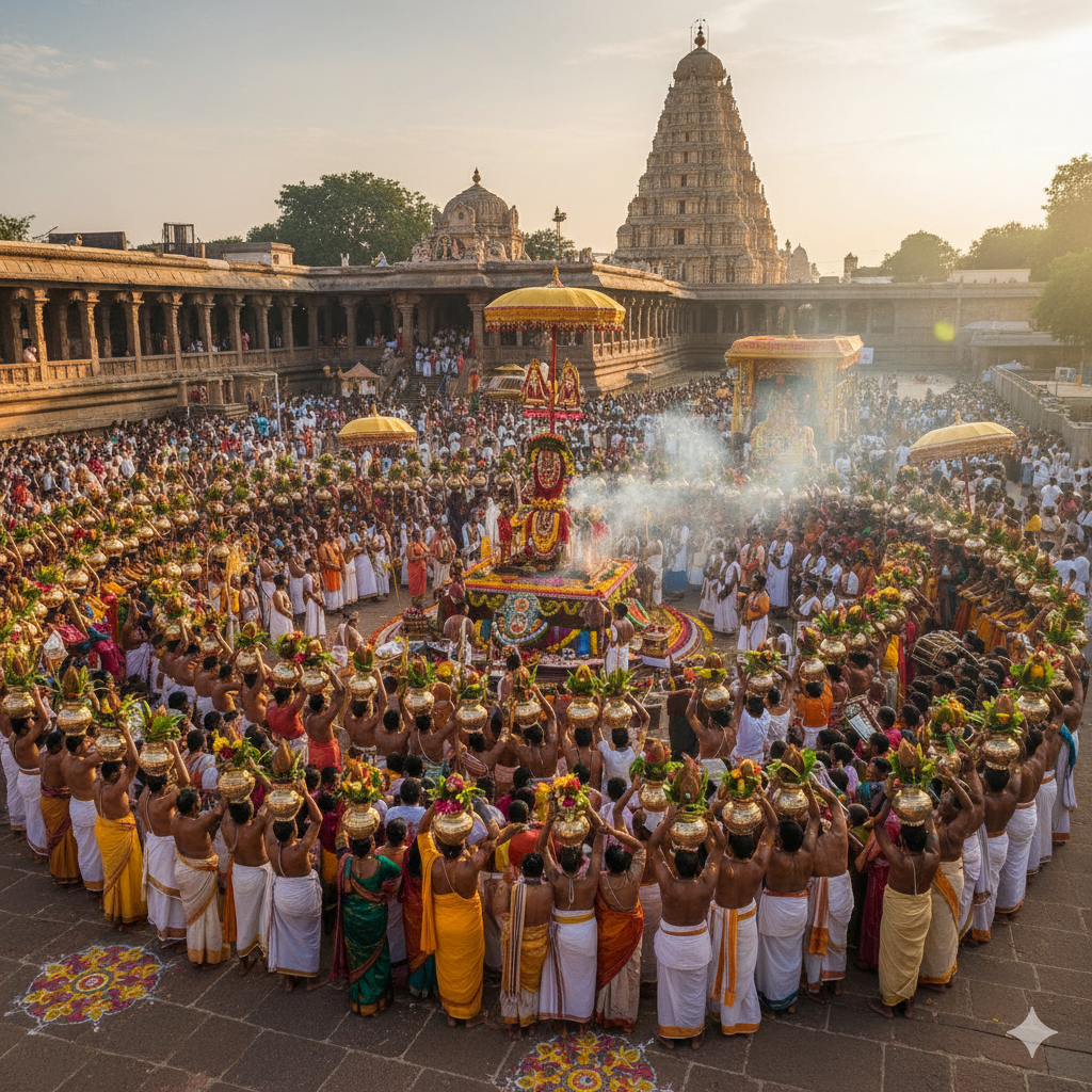 Today's Brahma Kalashotsava