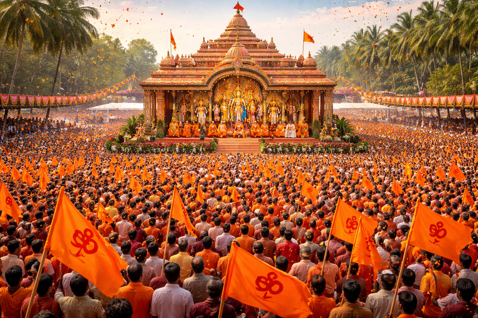 Magnificent Hindu Sangam in Gonikoppa