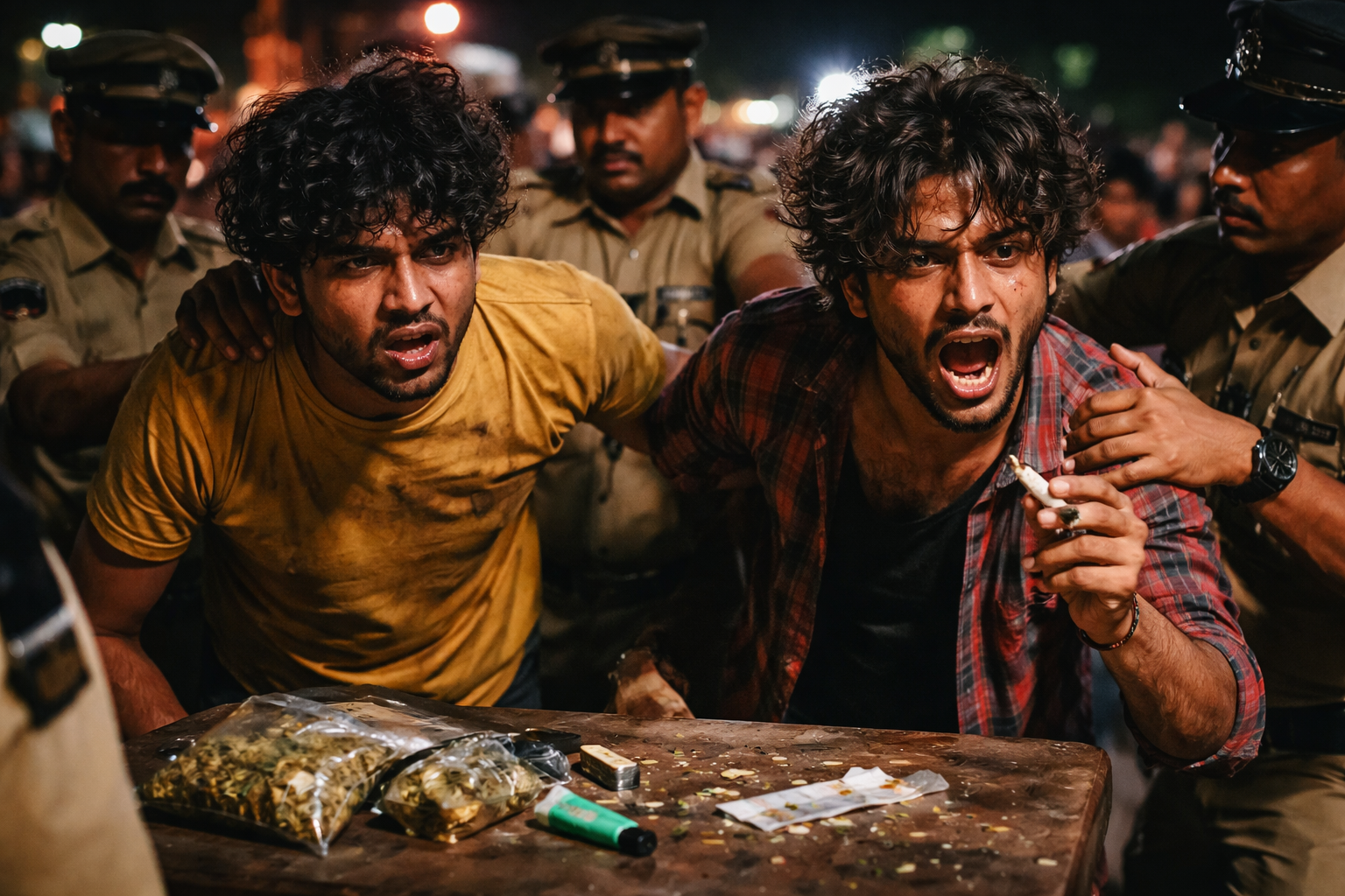 FIR against two people for causing a ruckus after consuming ganja