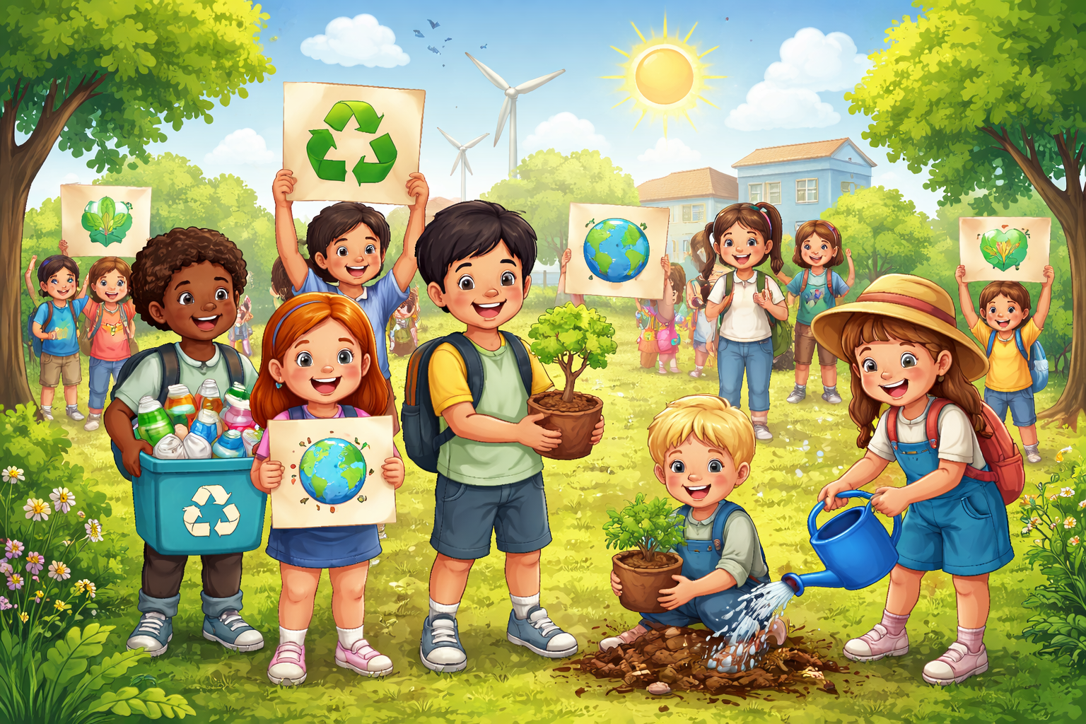 Environmental awareness for students