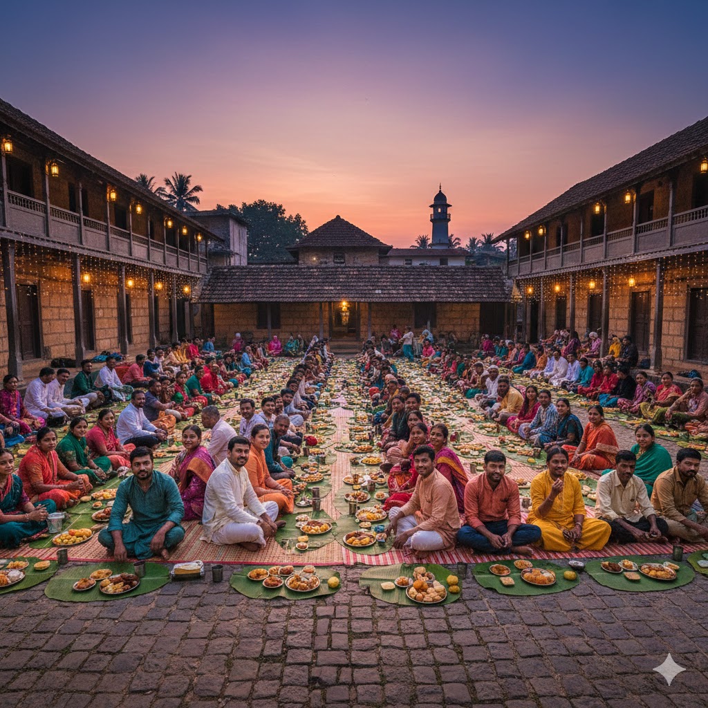Iftar gathering in Nelyahudikeri