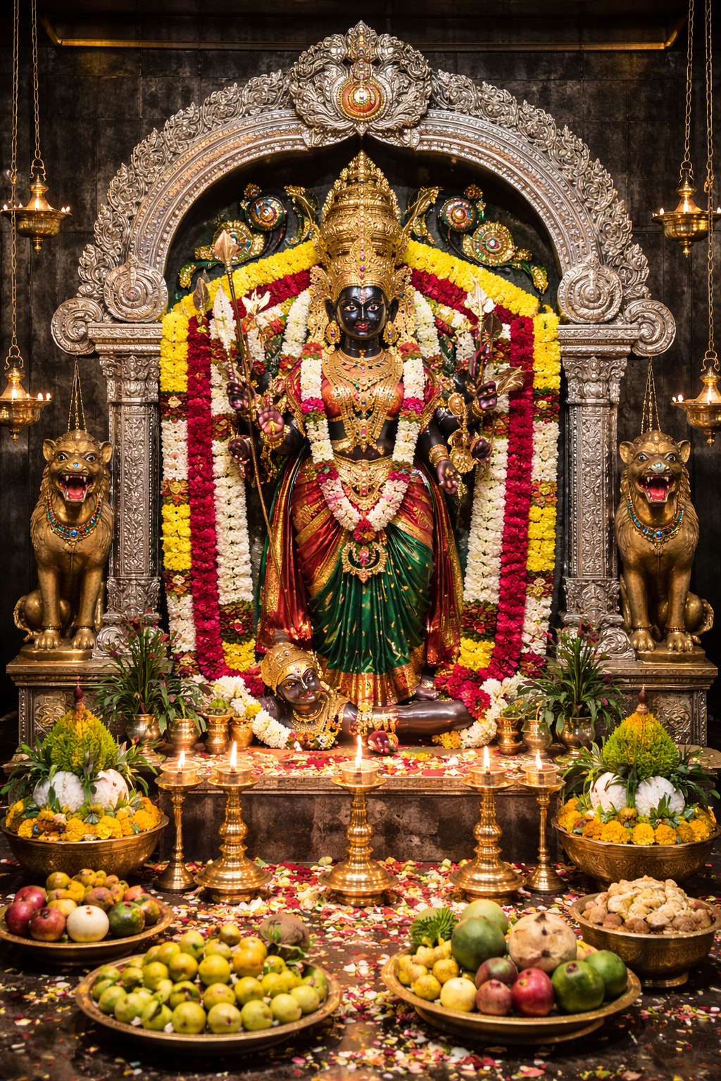 Parevu of Sri Chowdeshwari Mother at Kallalli Math