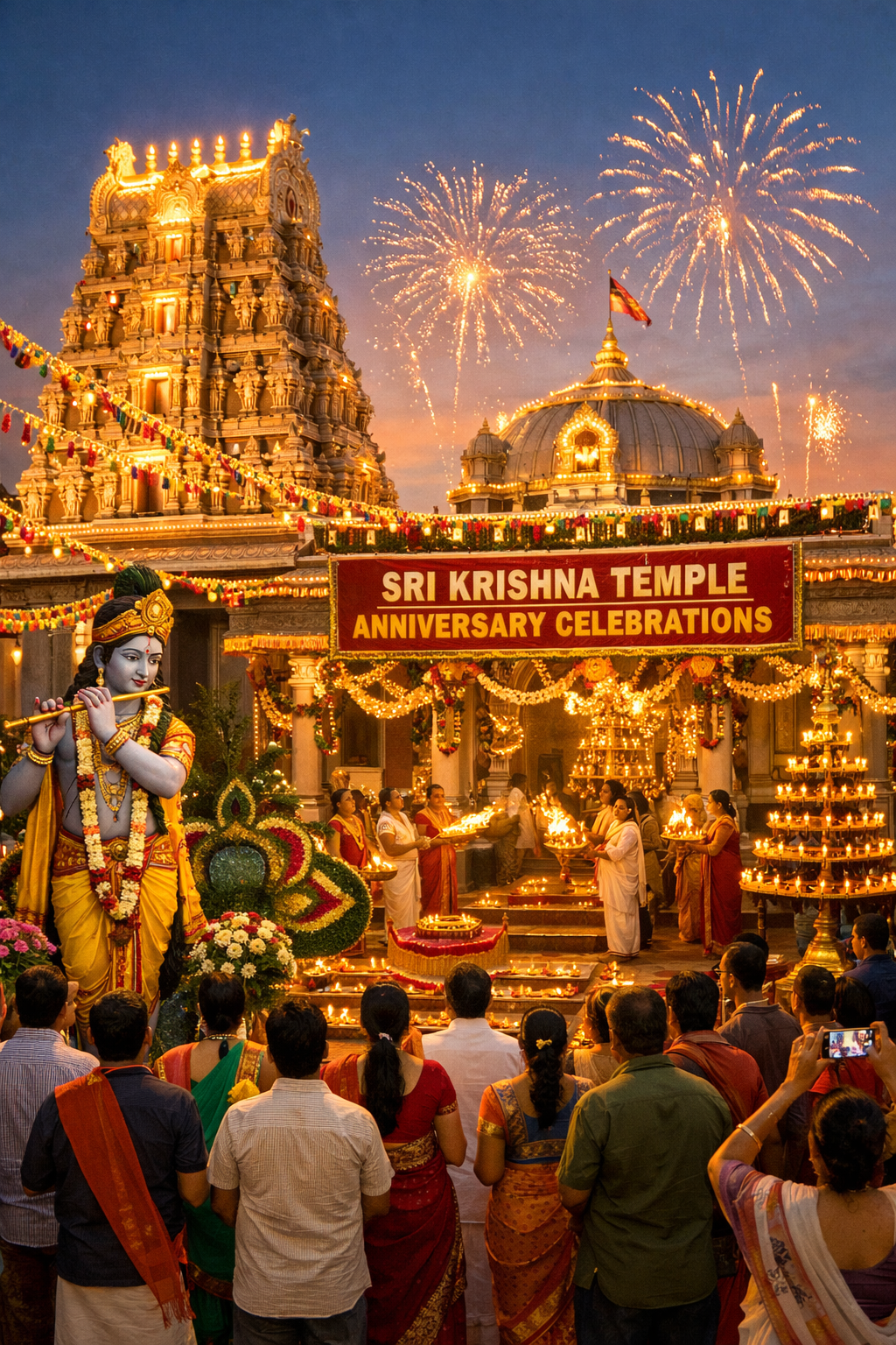 Anniversary of Sri Krishna Temple in Kutta Garudagiri