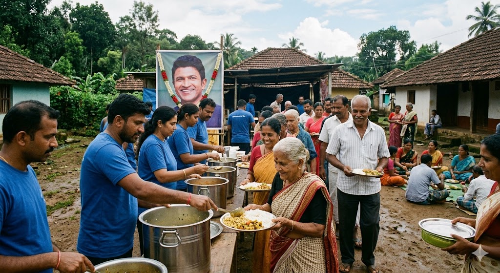 Puneeth Rajkumar Commemoration Food Distribution