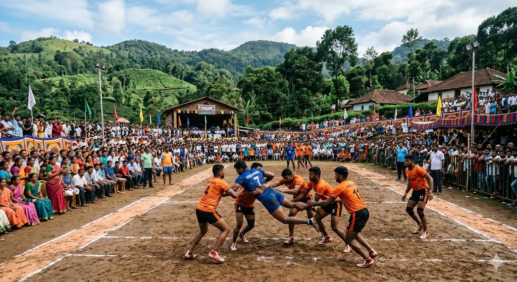 Mat Kabaddi Tournament Held in the Valley