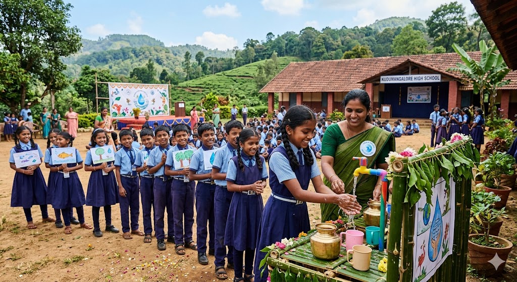 World Water Day celebrated at Kudumangalore High School