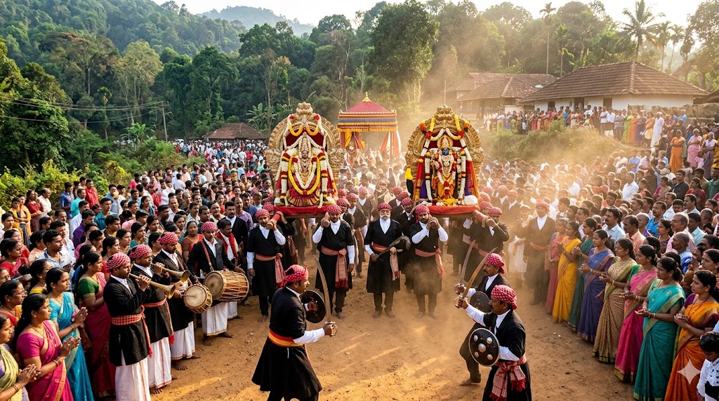 Arapattu Bhagavathi Devi and Vishnu Murthy Deva Festival