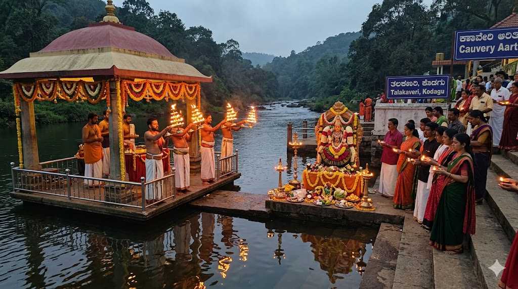 Aarti program for Mother Cauvery