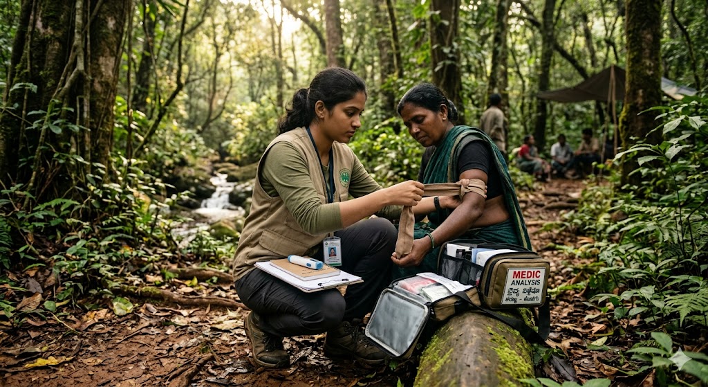 Medical Analysis of Sharanya in the Forest