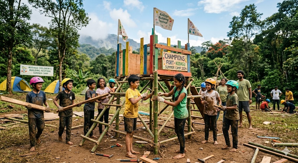 Children's Childhood Building Festival Summer Camp