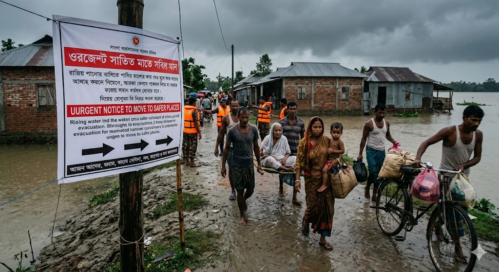 Advisory issued to relocate to safer areas