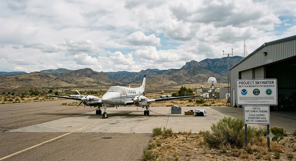 Cloud seeding is yet to commence.